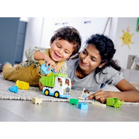 Lego Duplo 10945 Śmieciarka i recykling klocki 2+